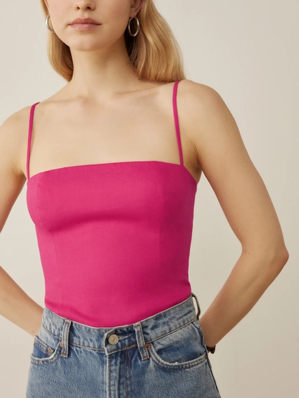 Reformation Overland Linen Top